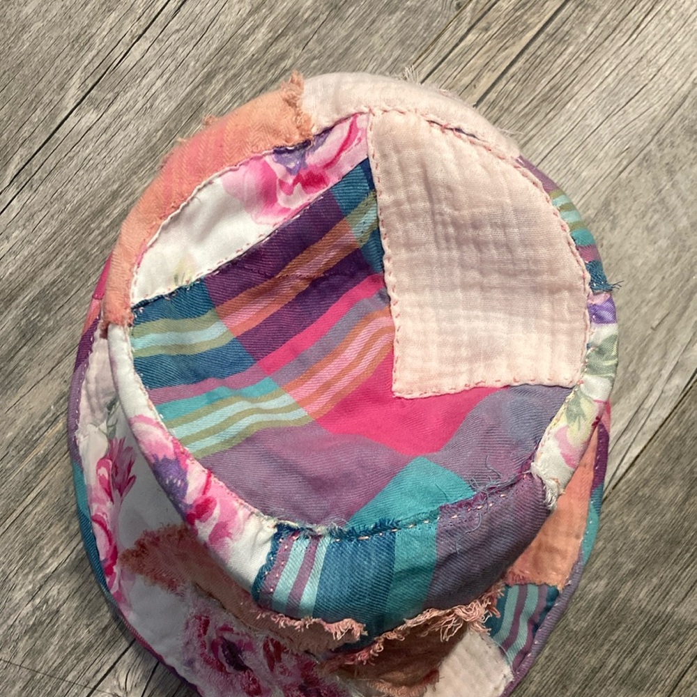 Colorful shabby chic bucket hat - Picture 6 of 11